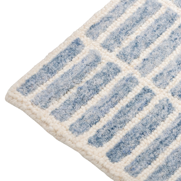 Hanne Blue Wool Rug <br><h6>HAN-06</h6>