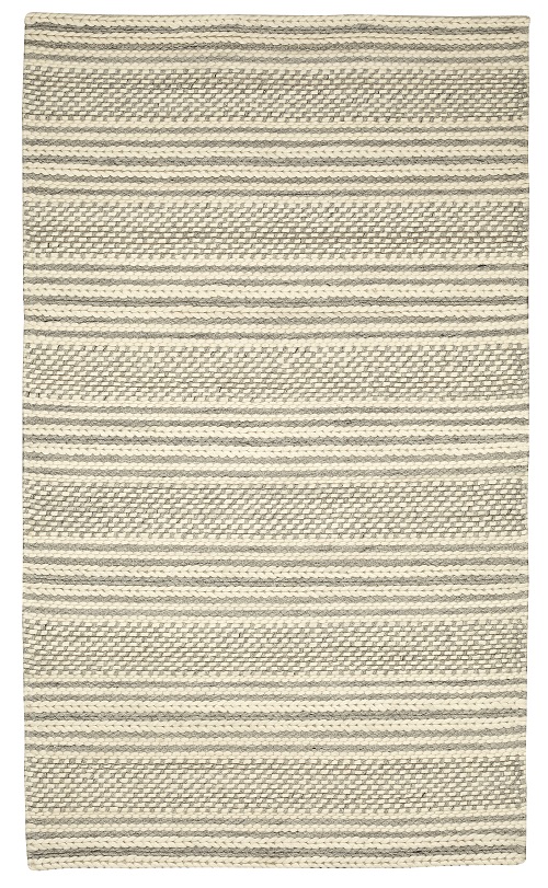 Aspen Hand Knotted Wool Ivory Grey Rug <br><h6>ASP-PL37IVGRY</h6>